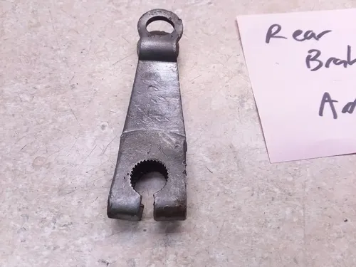 Honda 75 XR XR75 K2 Rear Brake Plate Arm DAMAGE OEM 1975 VTG ANX-B213