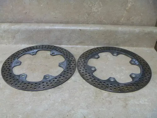 Honda 600 CBR HURRICANE CBR600-F Used Front Brake Rotor Set 1989 Vintage HB140