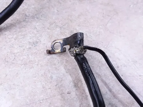 Honda 650 Nighthawk CB CB650 CB650SC Battery Wire Cables 1985 ANX-C12
