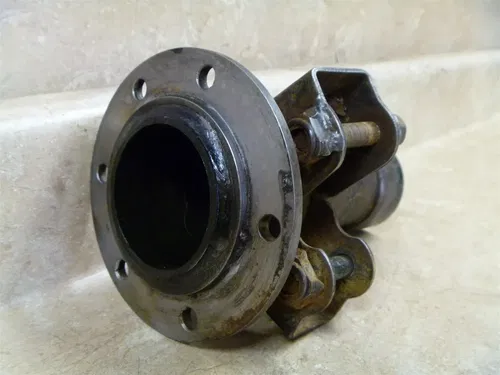 Kawasaki 220 KLF BAYOU KLF220-A1 Used  Left Rear Axle Carrier Housing 1988 #KB23