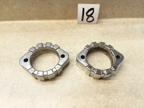 1996 Yamaha Virago XV 1100 XV1100 Exhaust Pipe Joint Flange Pair ANX-A53 #18