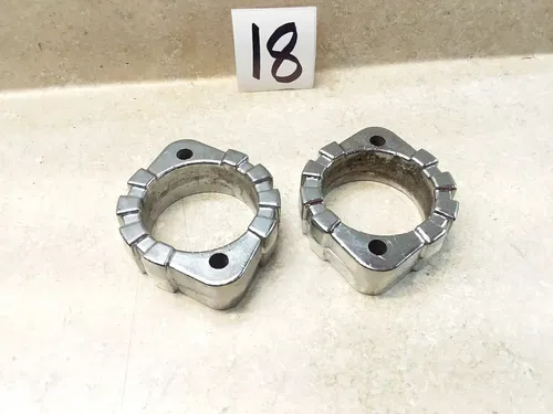 1996 Yamaha Virago XV 1100 XV1100 Exhaust Pipe Joint Flange Pair ANX-A53 #18