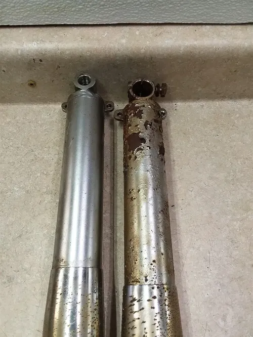 Yamaha 250 YDS2 Front Forks Pair 1962 1963 Vintage ANX C17
