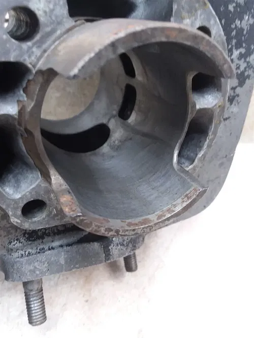 Yamaha 1978 YZ80 2J5 Engine Cylinder Jug 49.25MM ARP ANX #22 E16