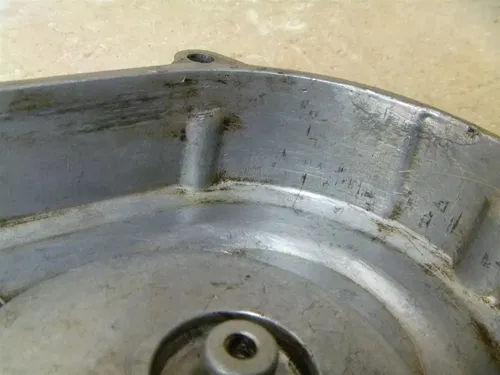 Honda 600 CBR HURRICANE CBR600-F Used Engine Left Rear Sprocket Cover 1989 #HB35