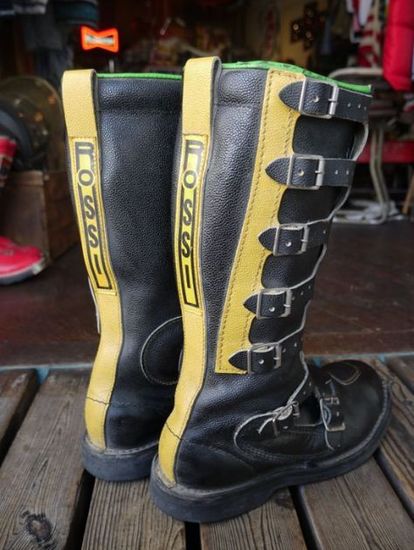Vintage Rossi Motocross boots