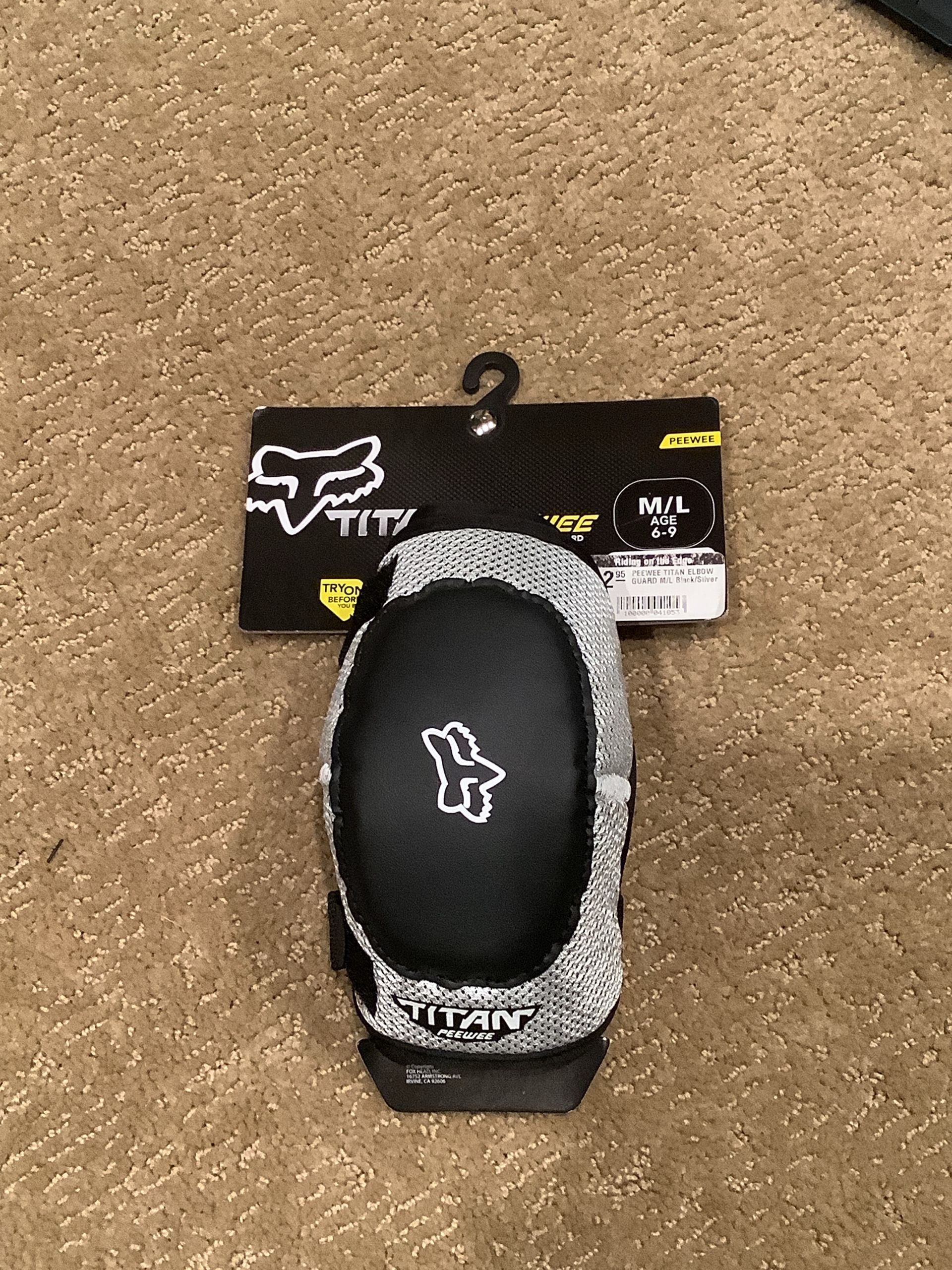 Fox Racing Titan Peewee Elbow Guard M/L