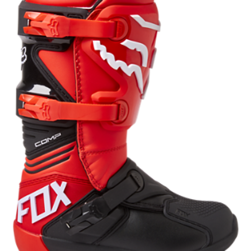 YTH COMP BOOT - BUCKLE - Flo Red