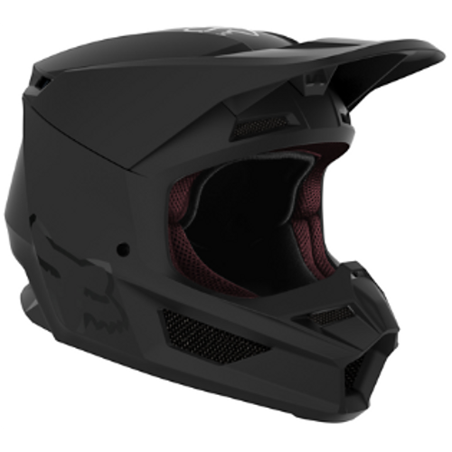 YTH V1 MATTE BLACK HELMET - Matte Black