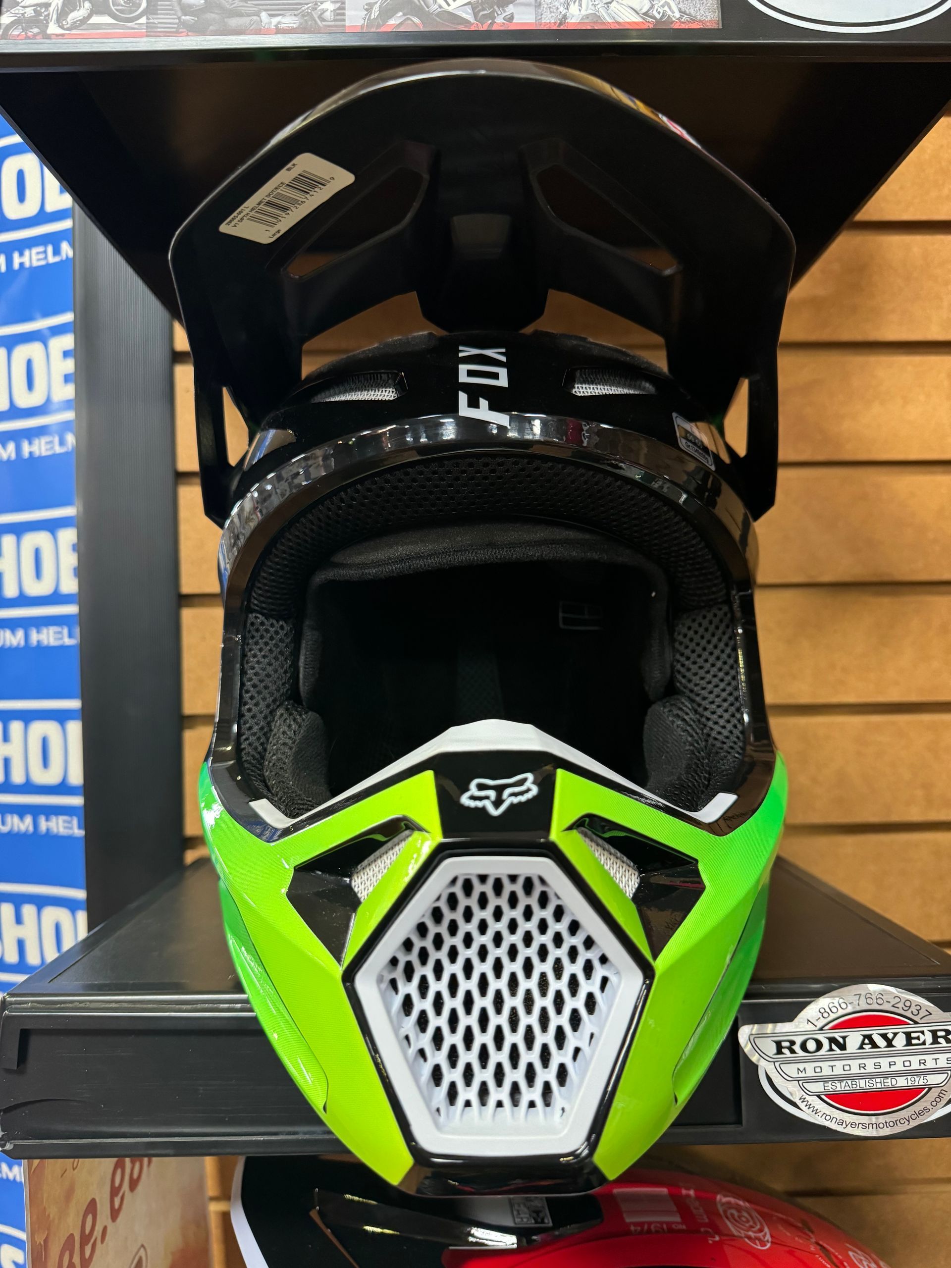 New Fox V1 MX Helmet Size L