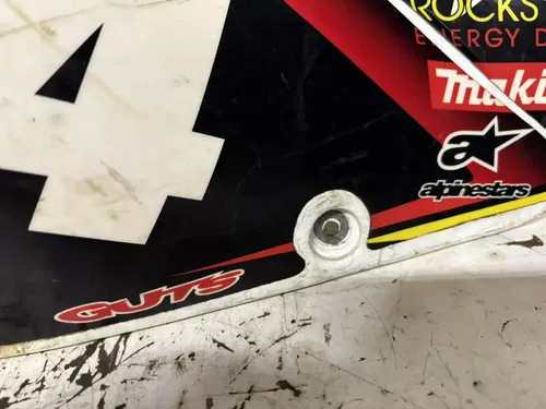 2000 00 Suzuki DRZ400 DRZ 400 S Number Plate Right Side Cover Plastic