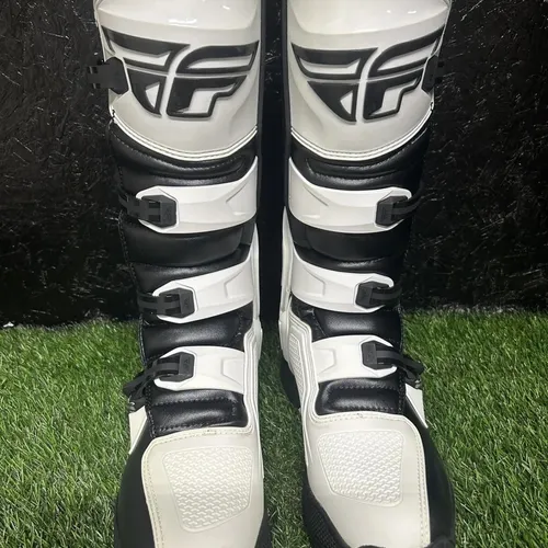 Fly Racing FR5 Boots White - Size 13 NEW Fly