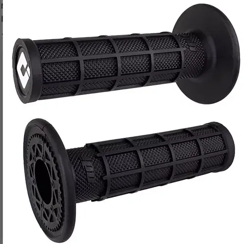 Odi Ruffian Full-Waffle MX Grips Black - Medium Compound - Black