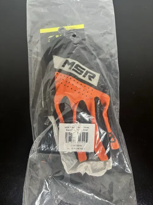 MSR™ Axxis Range Gloves Small Black/Grey/Orange