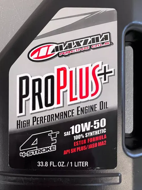 10w50 ProPlus+ Maxima Racing Oils Full Synthetic Engine Oil 4 Stroke MX ATV