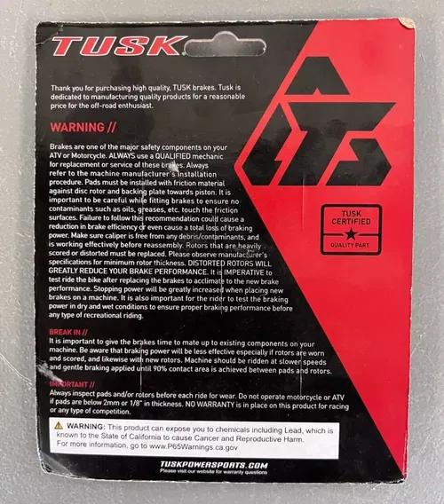 Rear Brake Pads Yamaha YZ 125 250 450 F FX X Tusk Sintered Metal YZ250F YZ450F