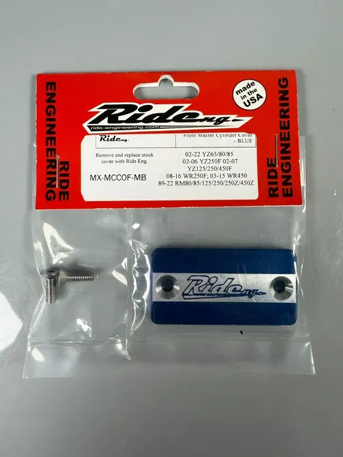 Front Brake Master Cylinder Cover Ride Engineering Blue RM RMZ 80 85 125 250 Z