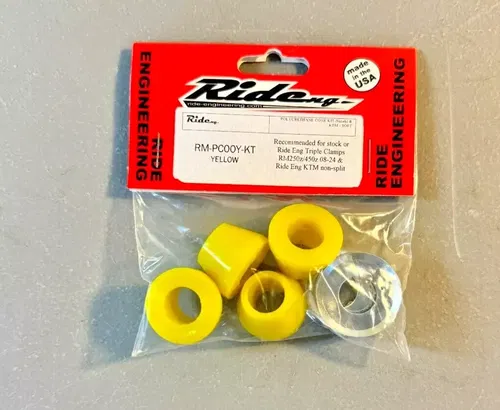 Ride Engineering Polyurethane Bar Mount Cones Soft Suzuki RMZ 250 450 2008-2025