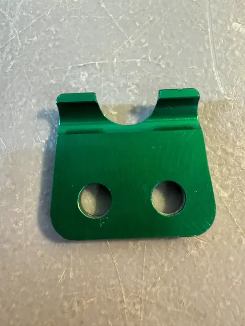 Ride Engineering Front Brake Line Clamp Green 04-24 KX 85 100 112 125 250 450 F