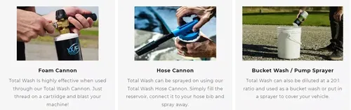 Total Wash Off-Road Cartridge WR Performance MX ATV UTV Soap Foam Cleaner 1qt