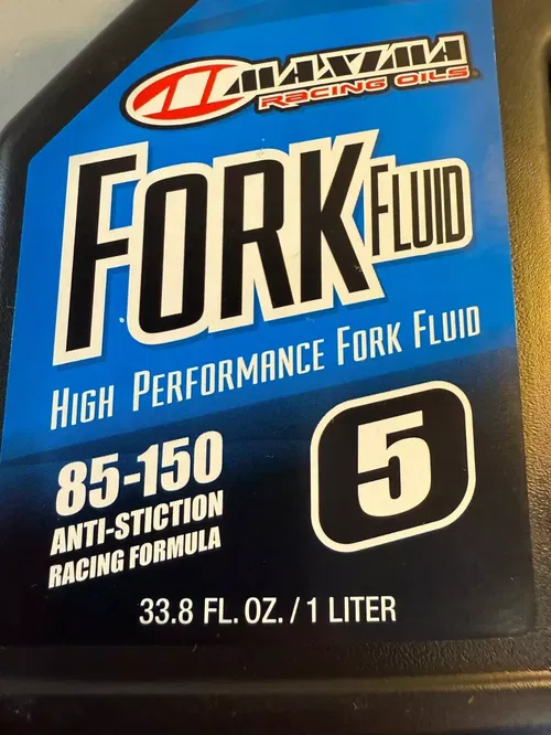 Maxima Racing Fork Fluid 5w Dirt Bike Fork Oil 1 Liter 59901-5 Suspension MX