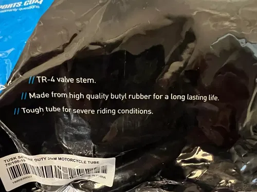 Heavy Duty Tube Front 70/100-19 Severe 3mm Tusk MX Dirt Bike 19 inch Inner Tire