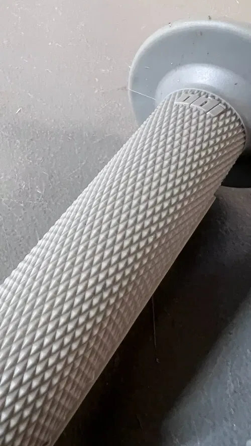 ODI Lock-On Grips Soft Compound Grey v2 Half Waffle MX Dirt Bike Moto 7/8 Twist