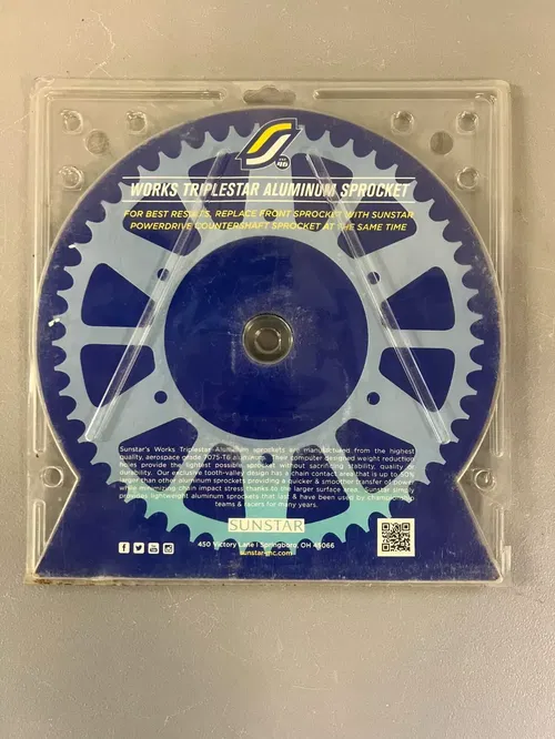 Rear Sprocket Black 51T Sunstar Aluminum Kawasaki KX KLX KDX KX250F KX450F
