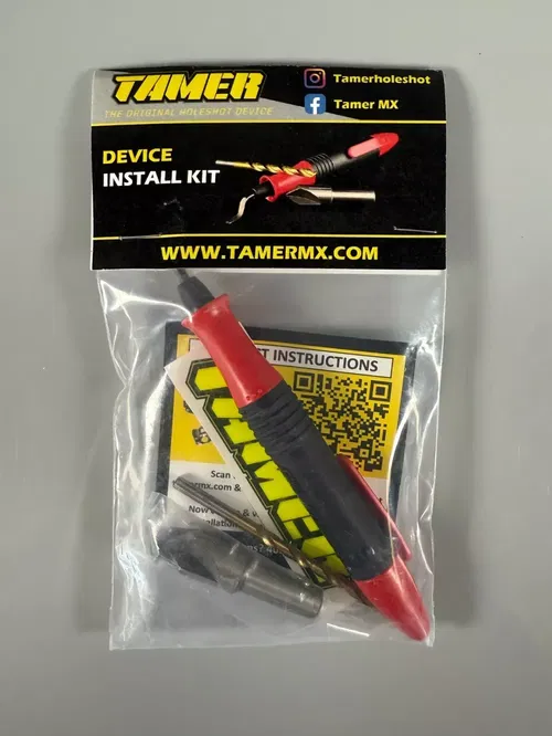 Tamer Front Holeshot Start Device Button Installation Kit Deburr Install Kit