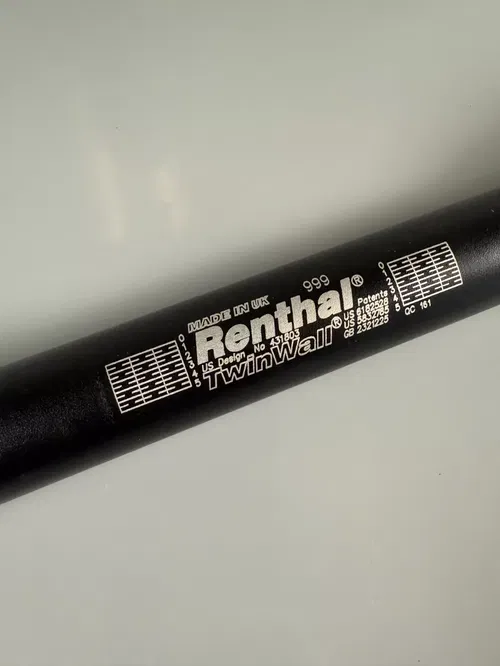 Renthal Twinwalls 999 MX Handlebar Black 1 1/8 Oversize McGrath Short KTM SX SXF