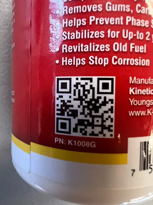 K100 Fuel Treatment 8oz G+  K 100 Gas Stabilizer Octane Boost Injector Cleaner