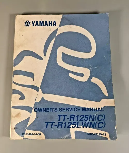 Owners Service Manual OEM Yamaha TT-R125 TT-R125L 01 TTR 125 L  LIT-11626-14-30