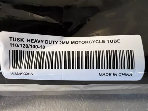 Heavy Duty Tube Rear 110-120/100x18 2mm Tusk MX Dirt Bike 18 inch Inner Tire 18"