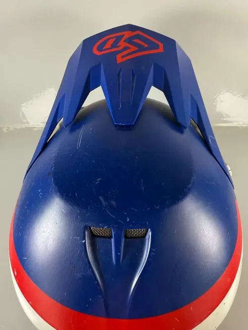 6D ATR-1 Helmet Red White Blue Youth Small YS MX ATV UTV Kids Motocross Moto ODS