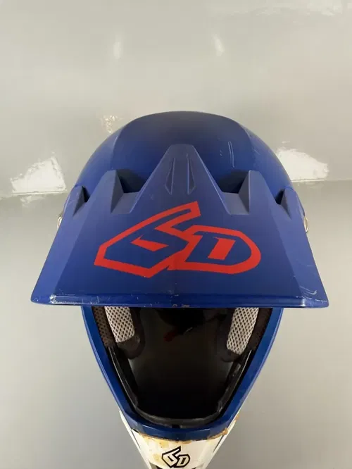 6D ATR-1 Helmet Red White Blue Youth Small YS MX ATV UTV Kids Motocross Moto ODS