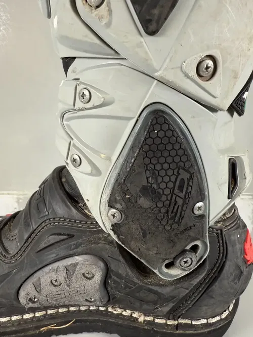 Sidi Crossfire 3 TA Motocross Boots  Size US 7 EU 40 Grey Black MX Off-Road