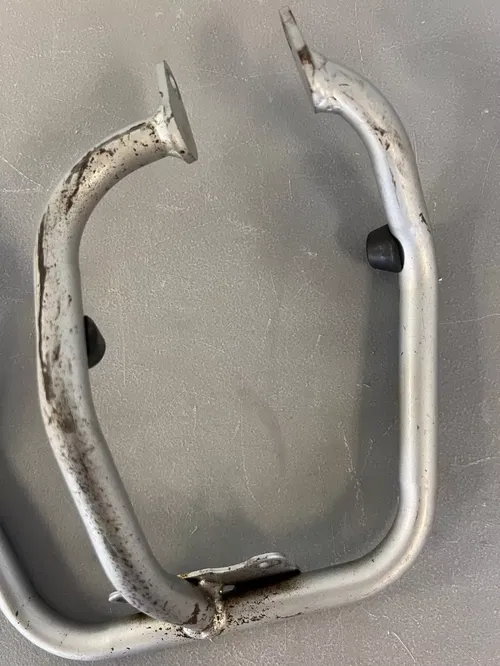 Honda XR650L Skid Pipe OEM Skid Plate Lower Engine Guard Silver XR 650 L