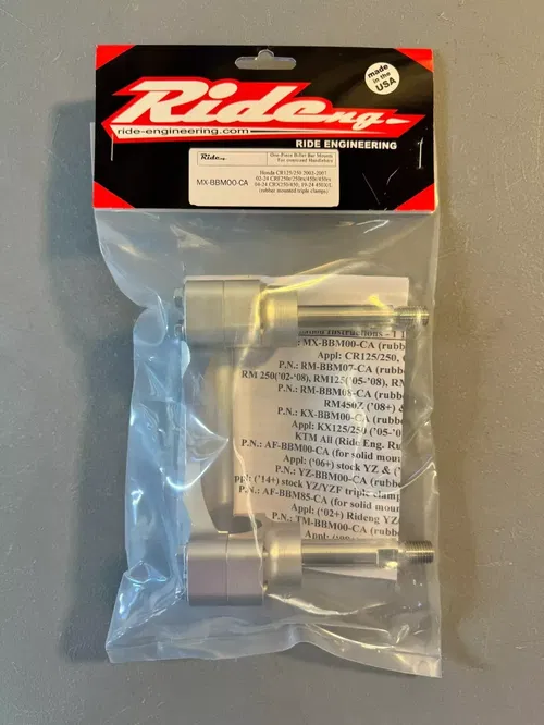 Ride Engineering One-Piece Oversized Bar Mount Honda CR CRF 125 250 450 R RX L