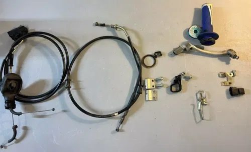 Yamaha YZ250F Misc Parts Lot Cable Shifter Guide Clamp Connectors 2014 YZ 250 F