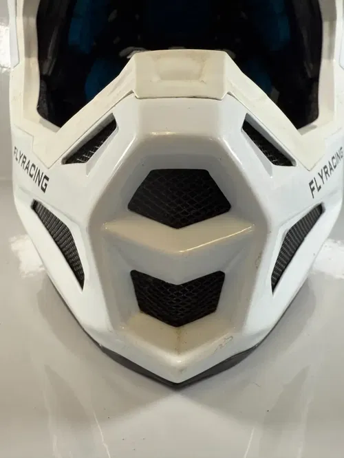 Fly Racing Formula Helmet Carbon Large L Black Blue Silver Rheon MX ATV Moto