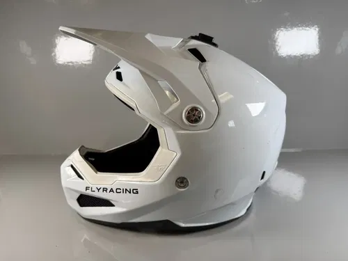 Fly Racing Formula Helmet Carbon Large L Black Blue Silver Rheon MX ATV Moto