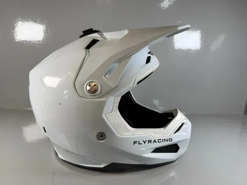 Fly Racing Formula Helmet Carbon Large L Black Blue Silver Rheon MX ATV Moto