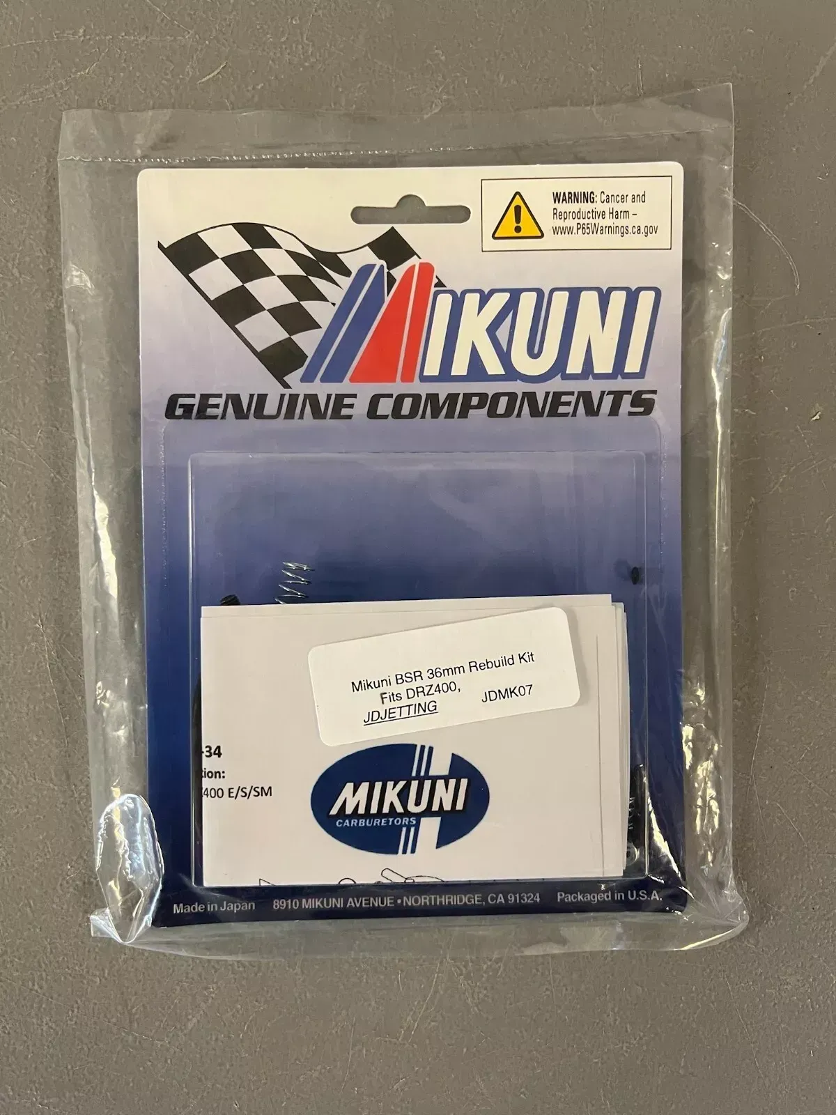 Carburetor Rebuild Kit Mikuni Carb DRZ400S DRZ KLX 400 S SM E JD JETTING JDMK07