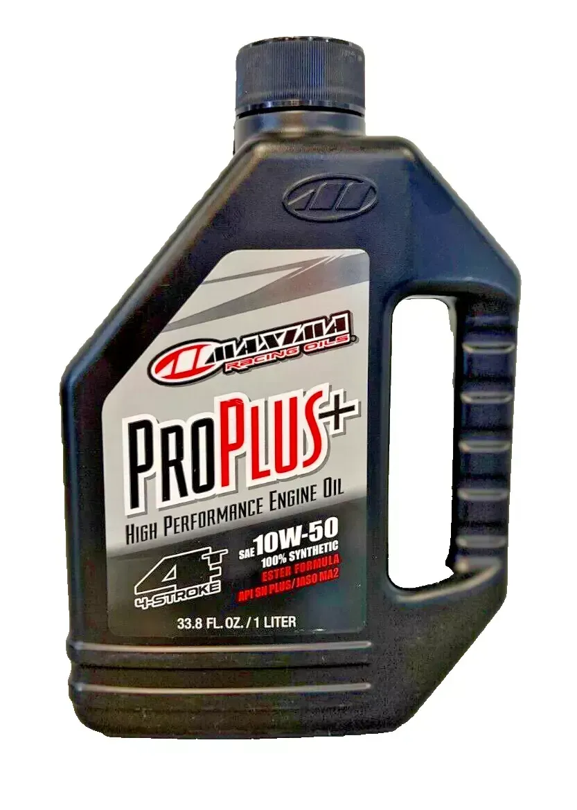 10w50 ProPlus+ Maxima Racing Oils Full Synthetic Engine Oil 4 Stroke MX ATV