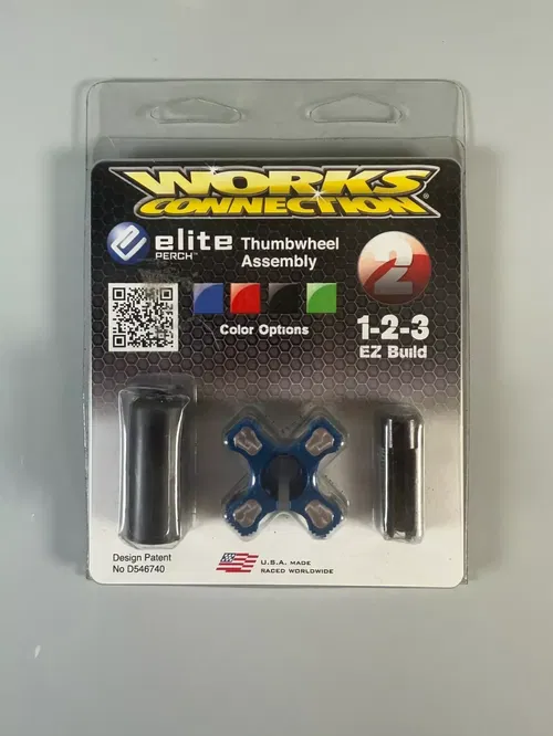 Works Connection Elite Perch Thumbwheel Assembly Blue 16-841 Clutch Adjuster