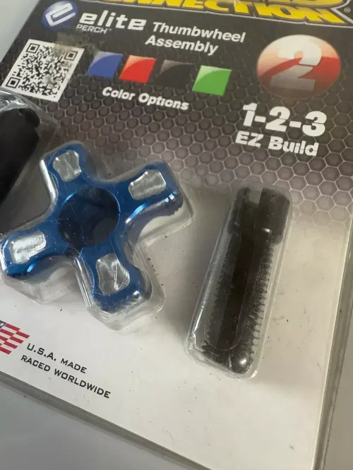 Works Connection Elite Perch Thumbwheel Assembly Blue 16-841 Clutch Adjuster