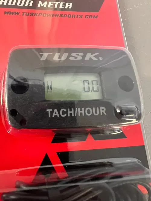 Hour Meter + Mount Bracket Combo Tusk Engine Hour Meter MX Dirt Bike ATV UTV