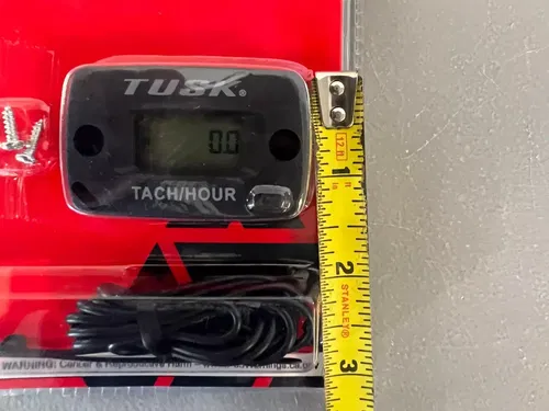Hour Meter + Mount Bracket Combo Tusk Engine Hour Meter MX Dirt Bike ATV UTV