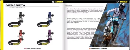Tamer X-Wing Double Button Holeshot Device Gas Gas MC 50 65 E3 E5 2021-2025