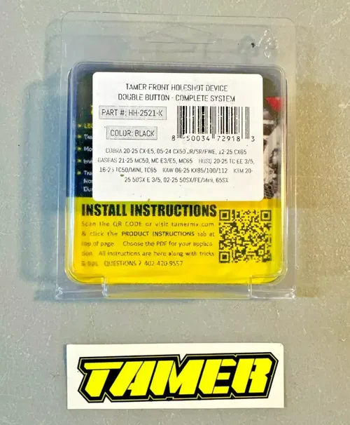 Tamer X-Wing Double Button Holeshot Device Gas Gas MC 50 65 E3 E5 2021-2025